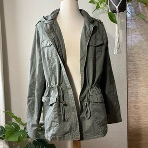 Lightweight Army green Jacket - Large